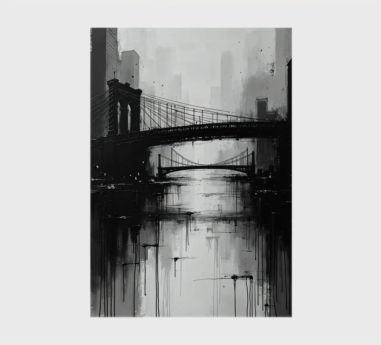 Skyline with bridge_4 notebook by Fantasie & Mystikwelten by LK