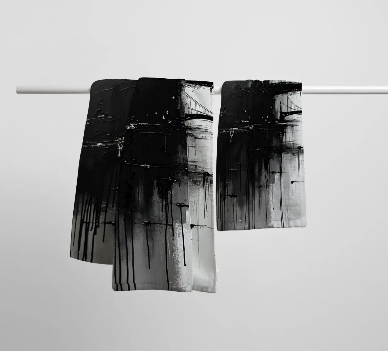Skyline with bridge_4 towel by Fantasie & Mystikwelten by LK