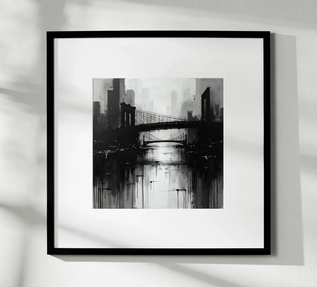 Skyline con ponte_4 poster da Fantasie & Mystikwelten by LK