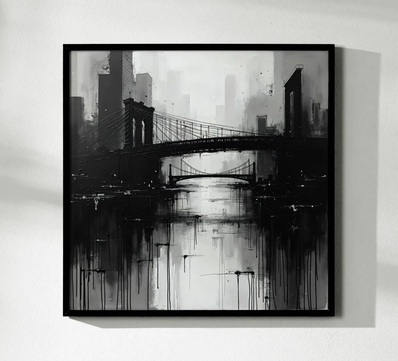Skyline con ponte_4 poster da Fantasie & Mystikwelten by LK