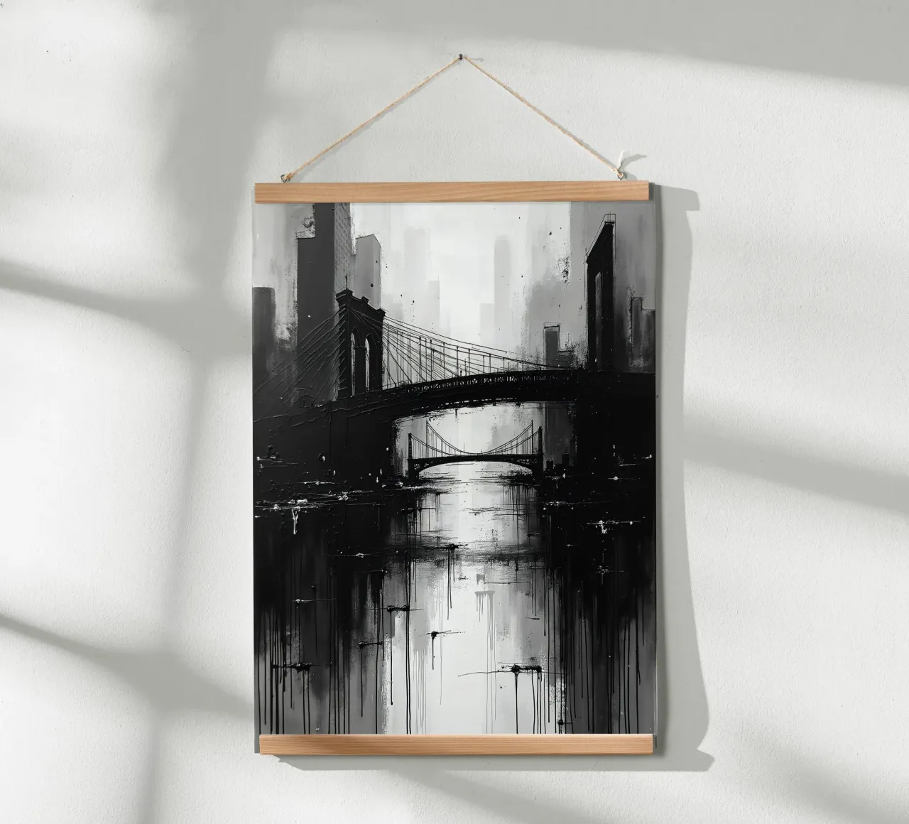 Skyline con ponte_4 poster da Fantasie & Mystikwelten by LK