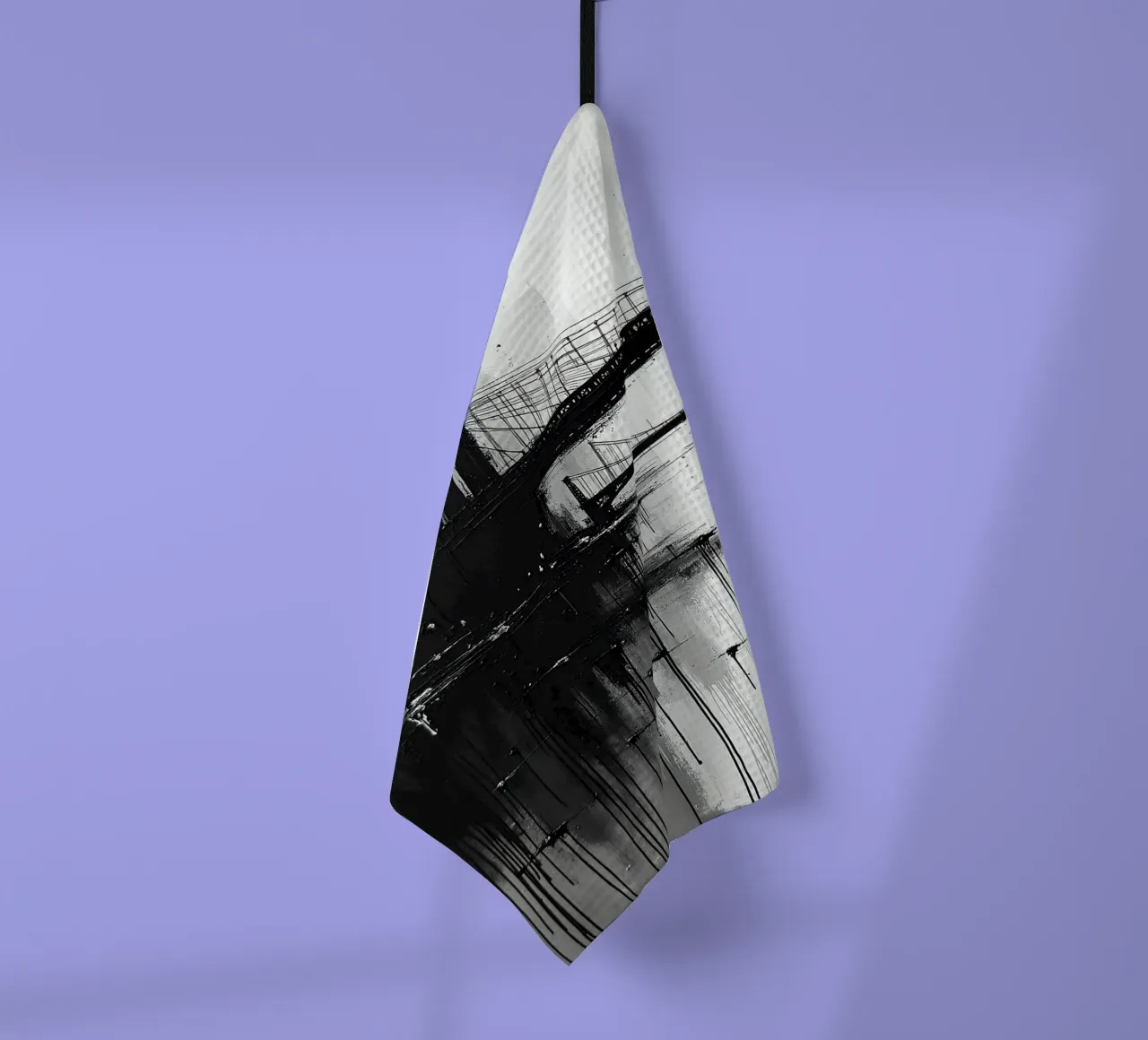 Skyline con ponte_4 canovaccio da cucina da Fantasie & Mystikwelten by LK