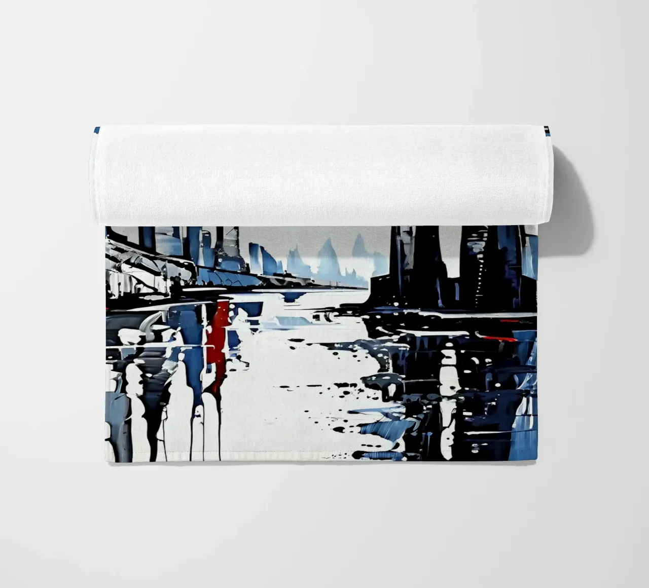 Skyline con ponte_5 telo mare da Fantasie & Mystikwelten by LK