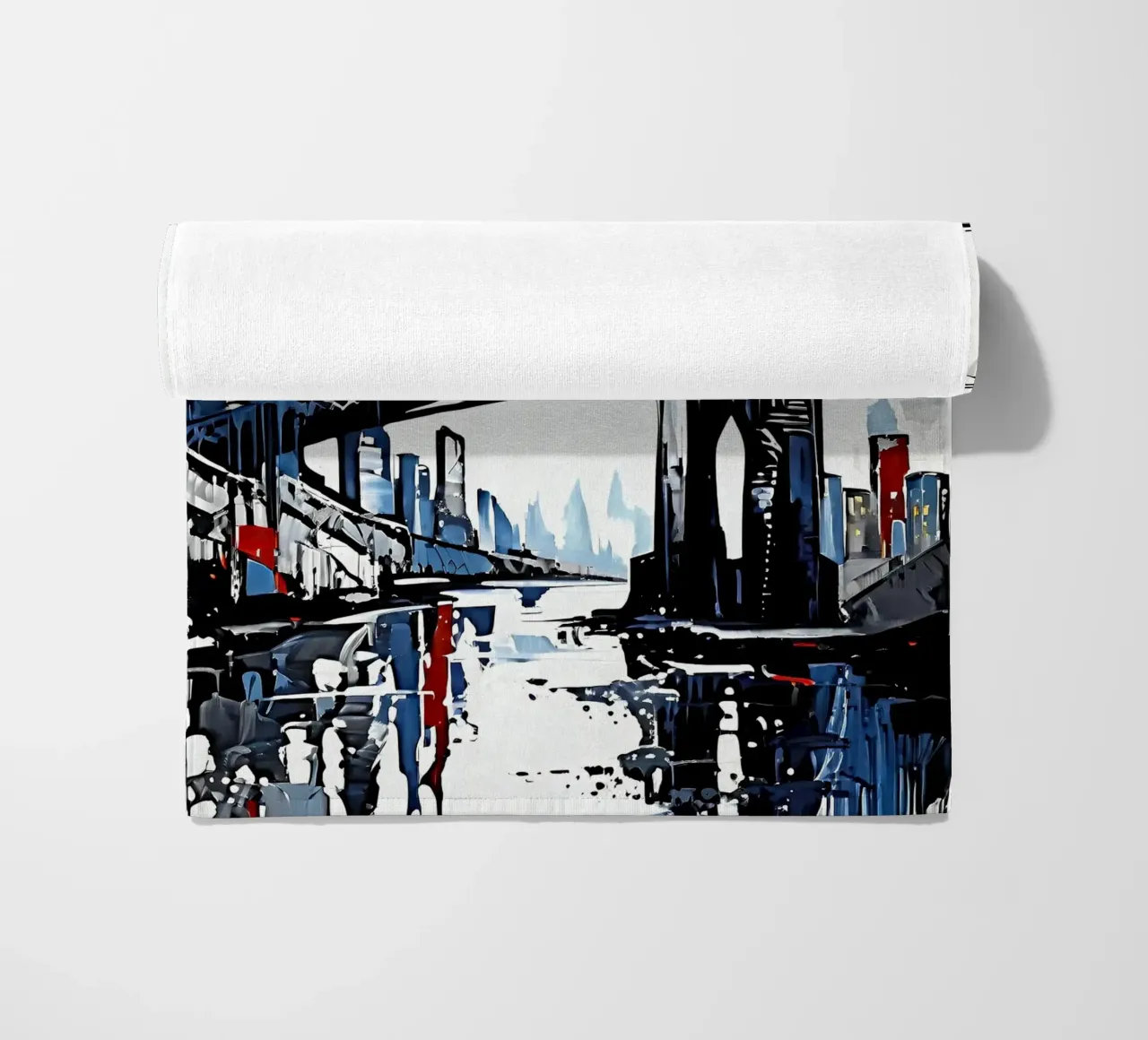 Skyline con ponte_5 telo mare da Fantasie & Mystikwelten by LK