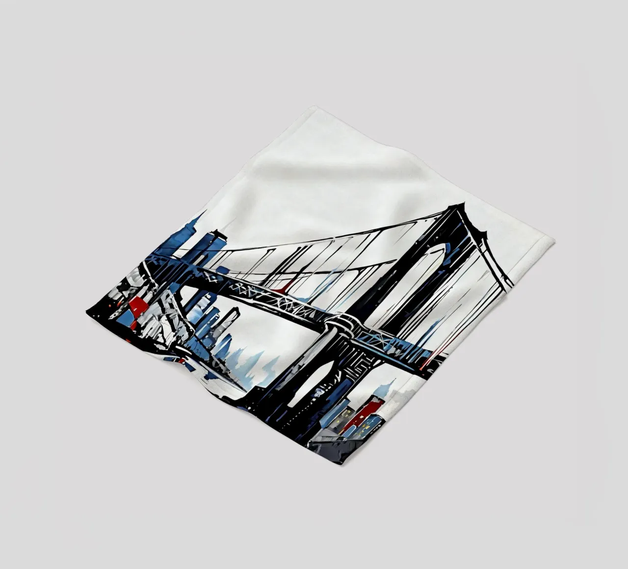 Skyline con ponte_5 coperta in pile da Fantasie & Mystikwelten by LK