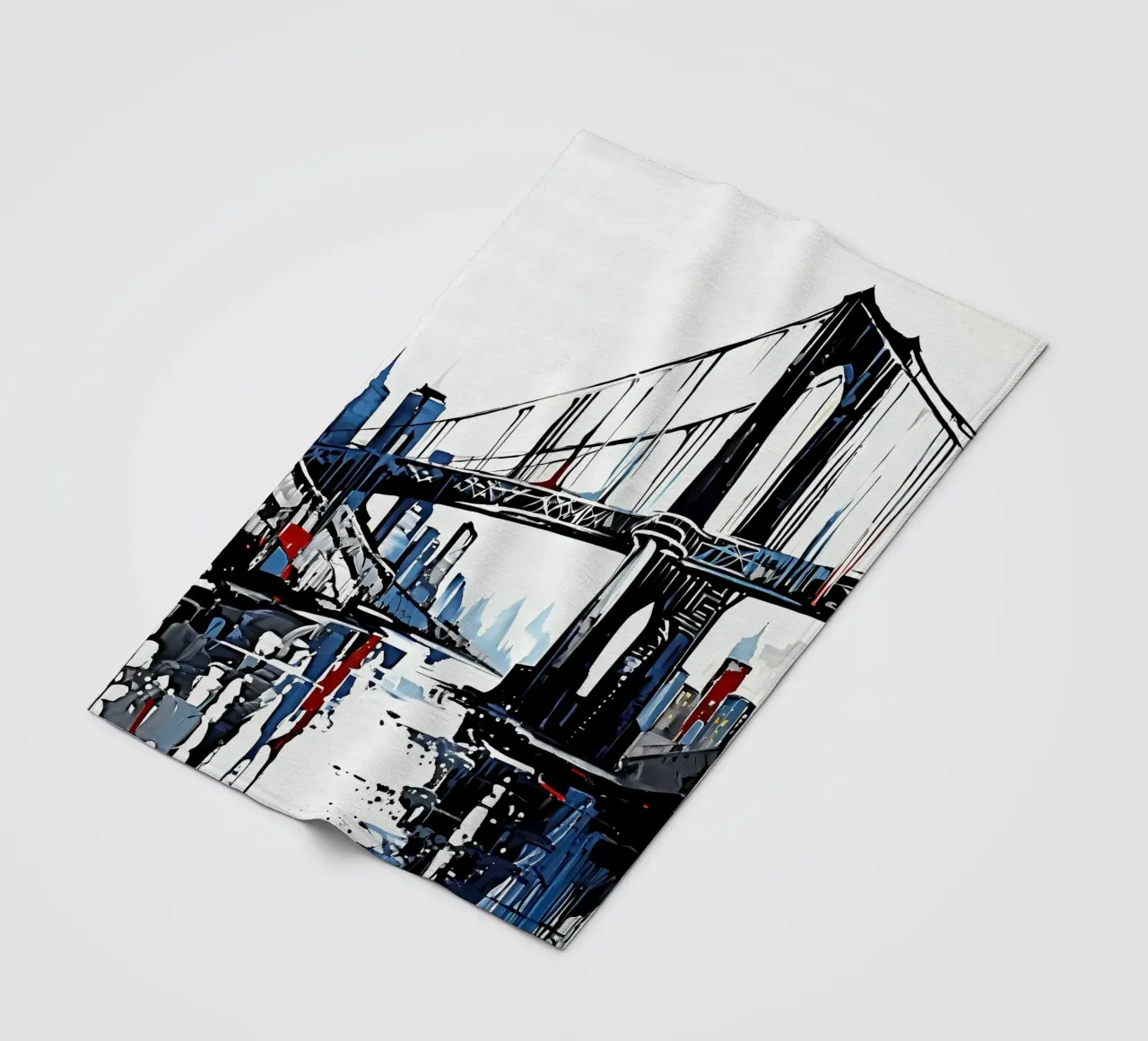 Skyline con ponte_5 coperta in pile da Fantasie & Mystikwelten by LK