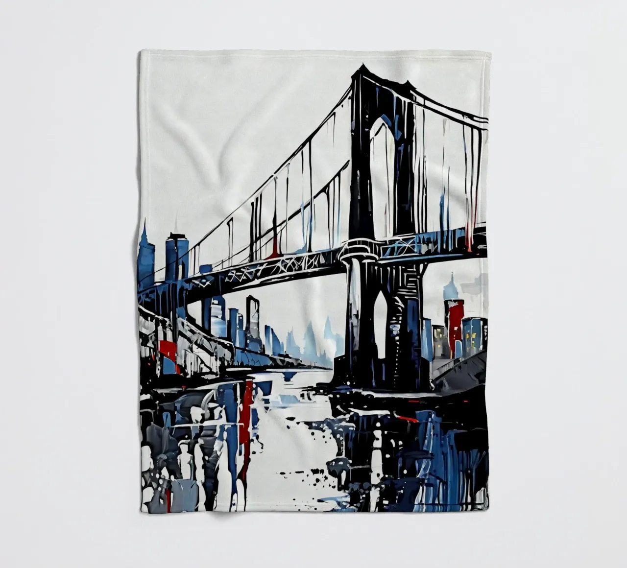 Skyline con ponte_5 coperta in pile da Fantasie & Mystikwelten by LK
