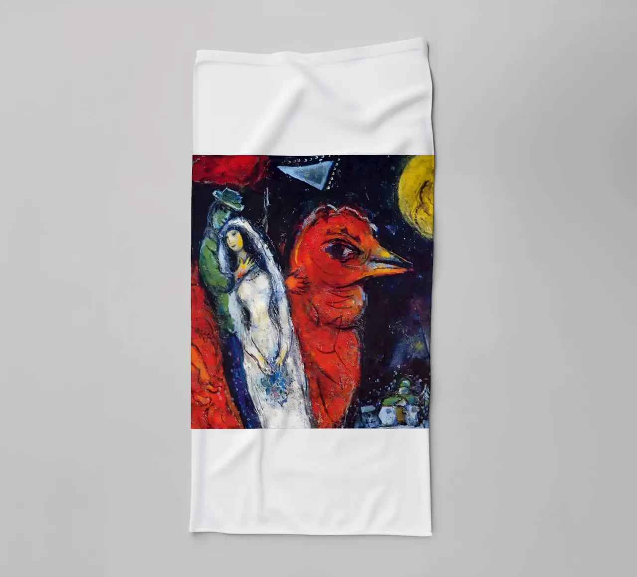Marc Chagall art collection towel by Cindy Cronin