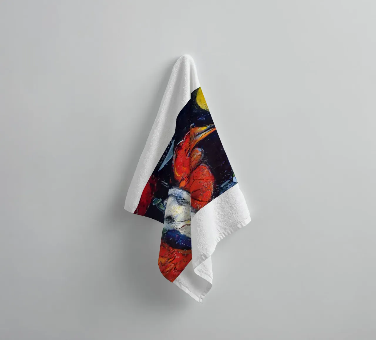 Marc Chagall art collection towel by Cindy Cronin