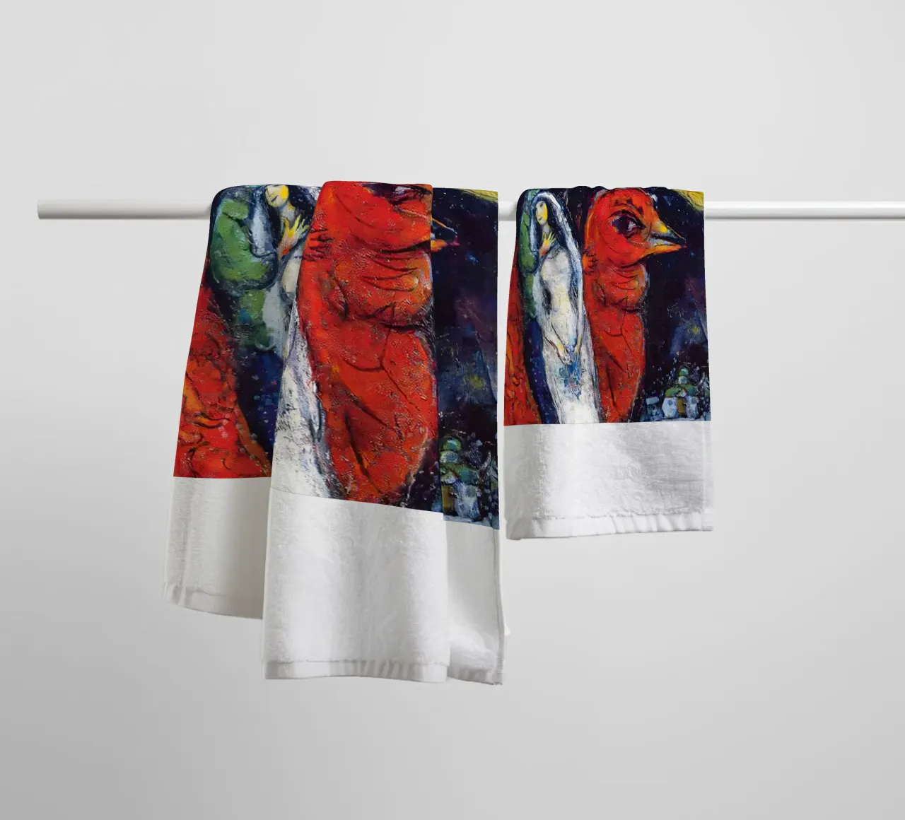 Marc Chagall art collection towel by Cindy Cronin