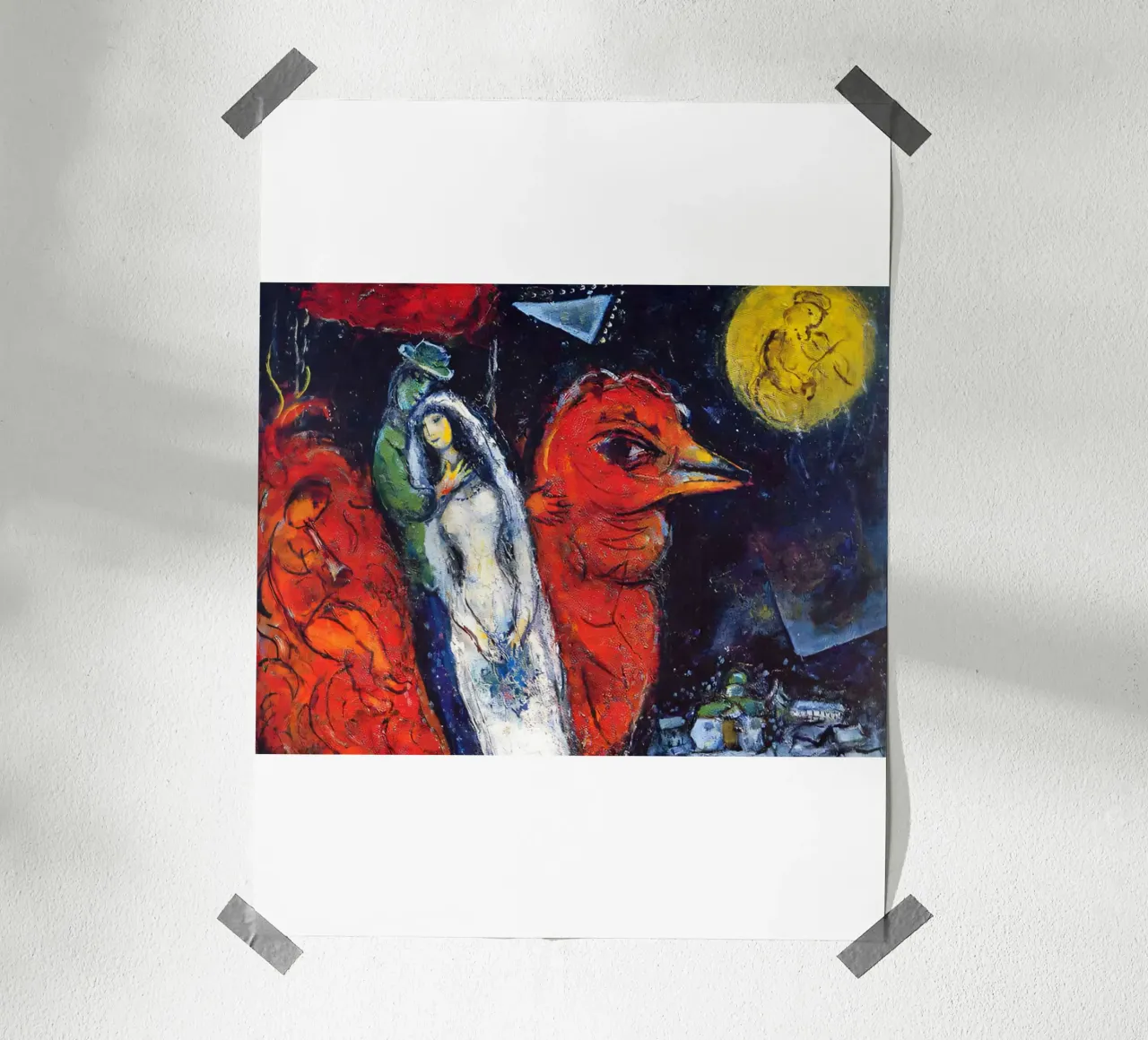 Collezione d'arte di Marc Chagall poster con telaio in alluminio da Cindy Cronin