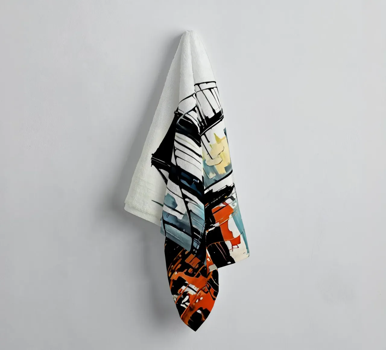 Skyline with bridge_7 towel by Fantasie & Mystikwelten by LK