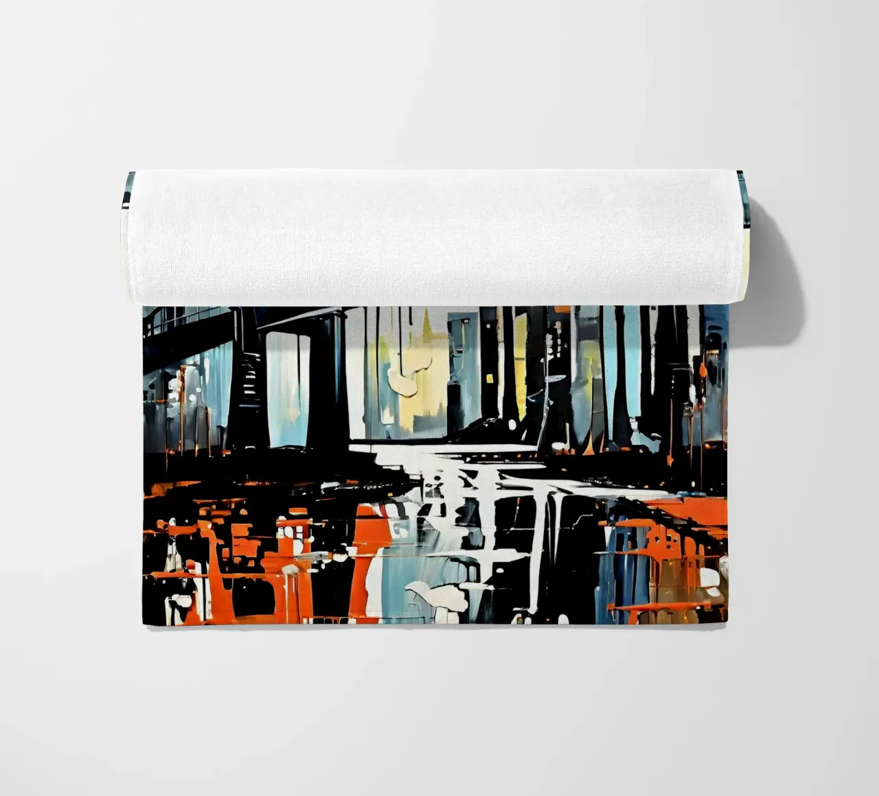 Skyline con ponte_7 telo mare da Fantasie & Mystikwelten by LK