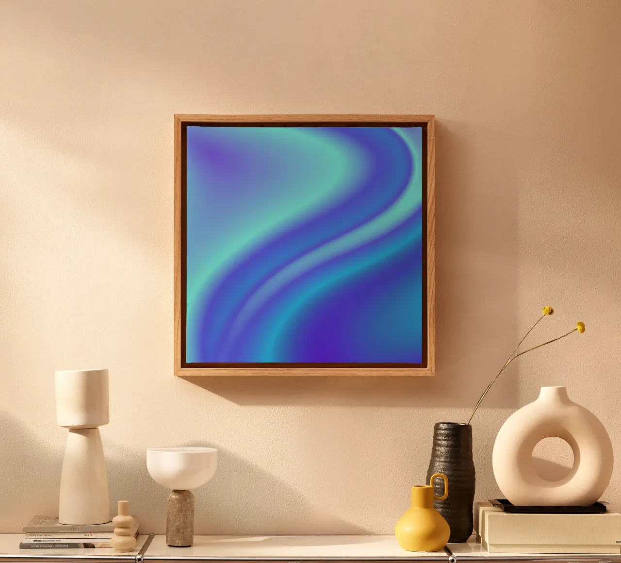 BEGINNINGS 🦋 canvas met Baklijst van ÂME LIBRE STUDIO
