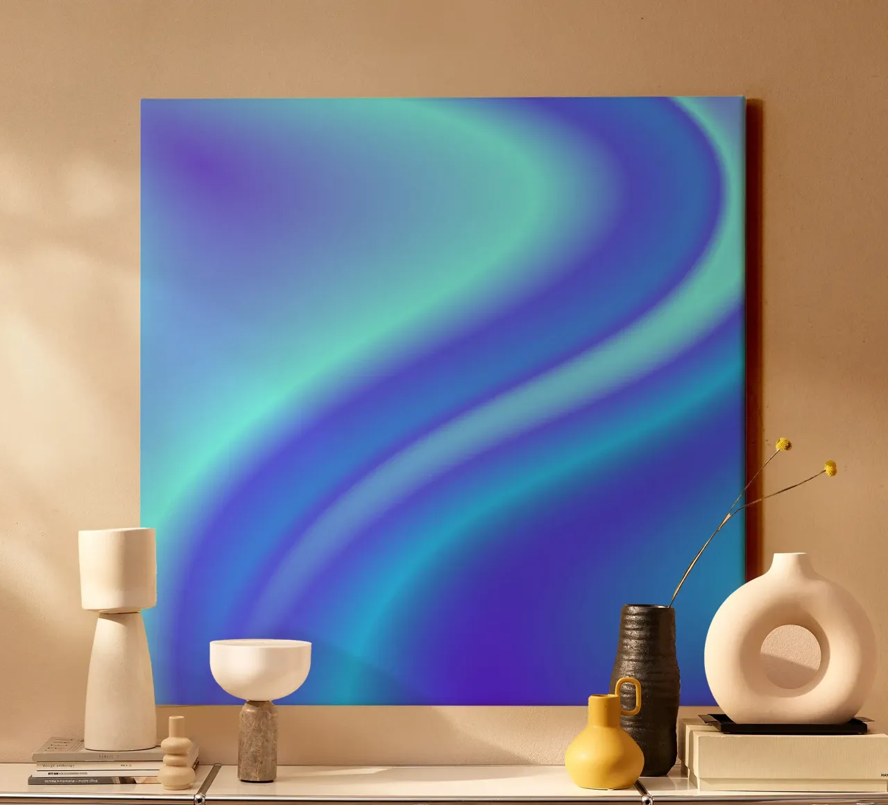 BEGINNINGS 🦋 canvas met Baklijst van ÂME LIBRE STUDIO