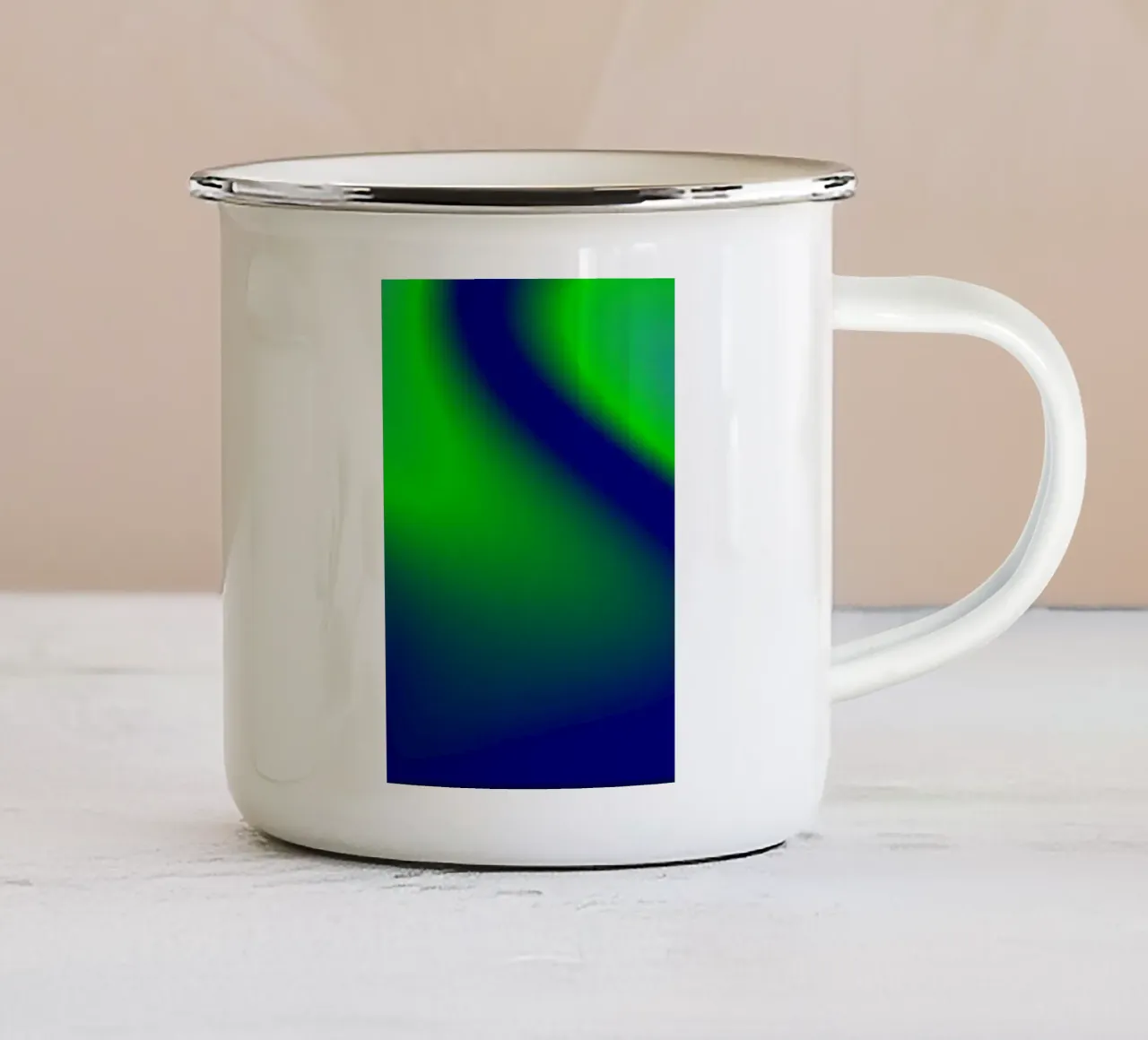 NEXT LEVEL - U ARE READY. 💚 tazza in smalto da ÂME LIBRE STUDIO