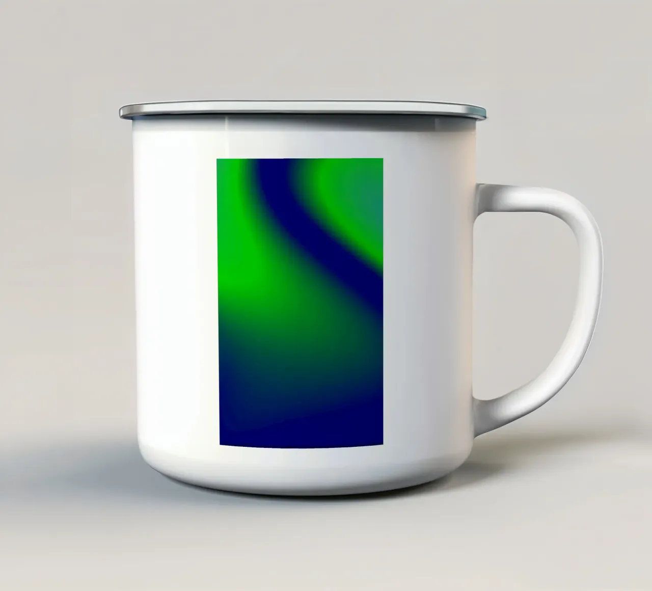 NEXT LEVEL - U ARE READY. 💚 tazza in smalto da ÂME LIBRE STUDIO