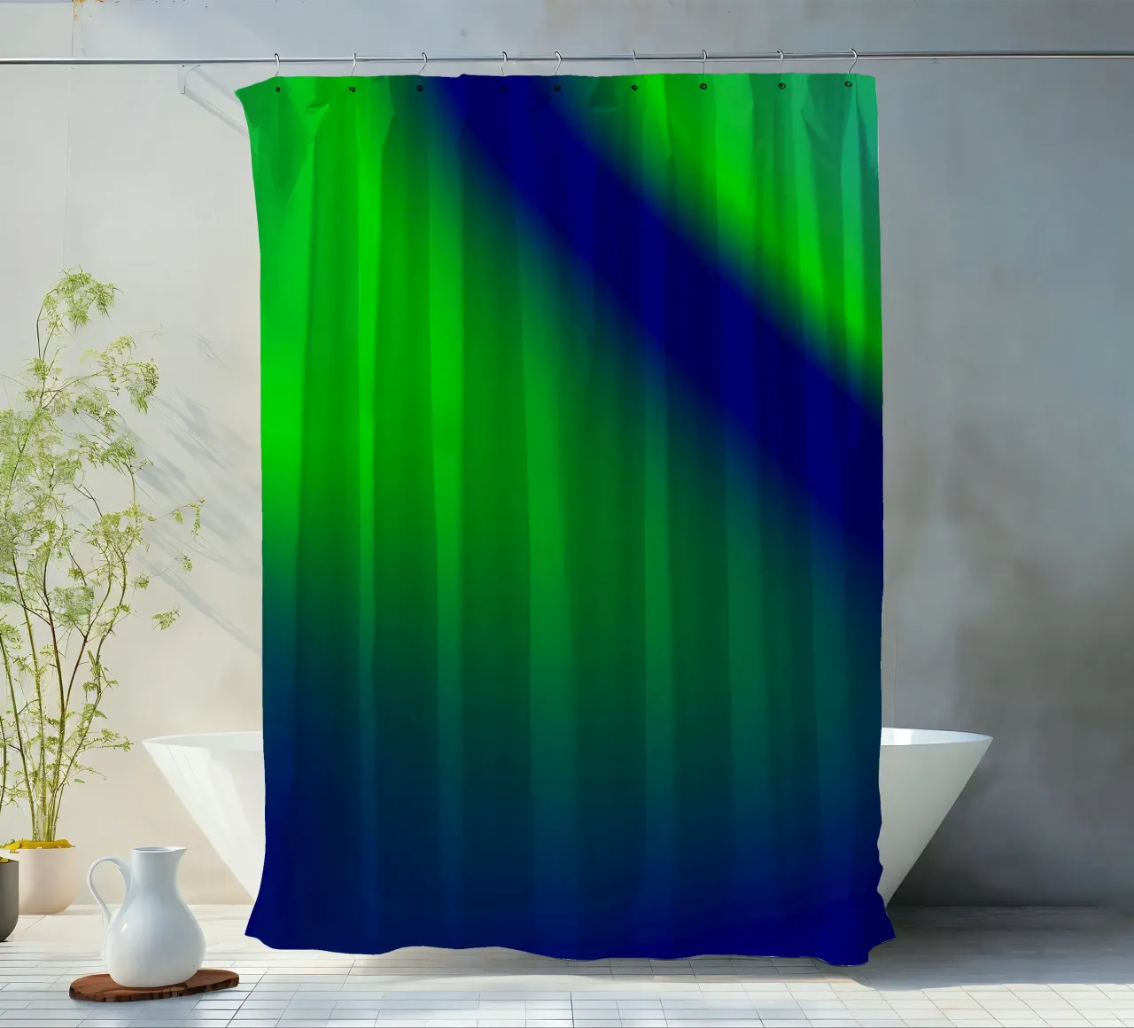 NEXT LEVEL - U ARE READY. 💚 tenda da doccia da ÂME LIBRE STUDIO