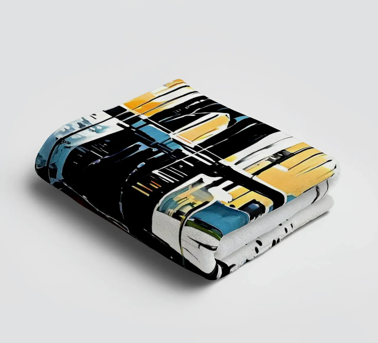 Skyline with bridge_8 towel by Fantasie & Mystikwelten by LK