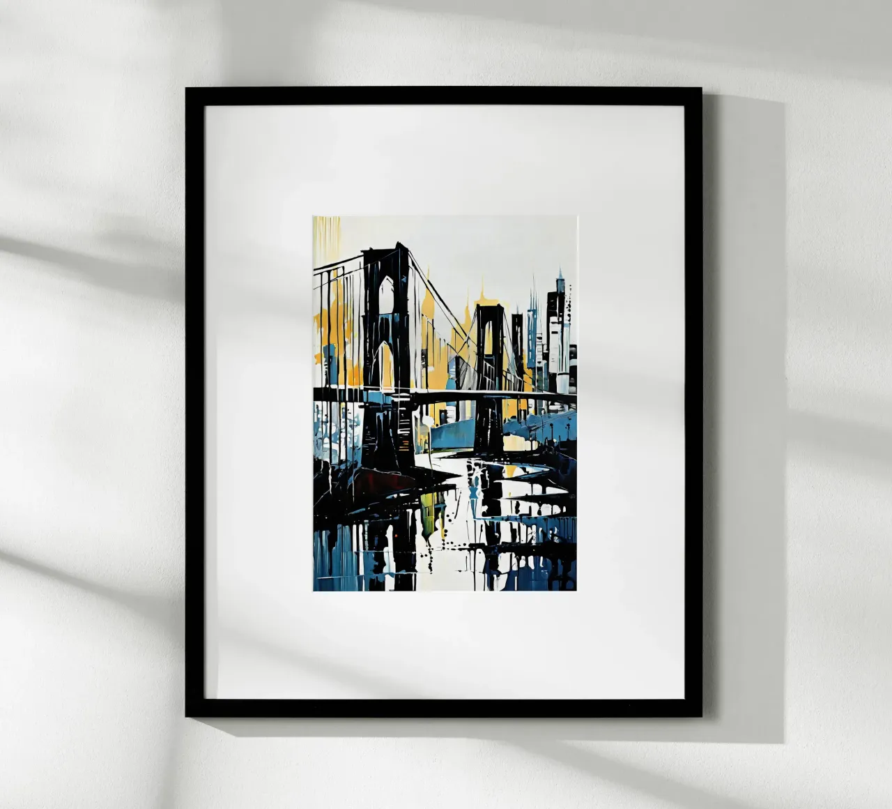 Skyline con ponte_8 poster da Fantasie & Mystikwelten by LK