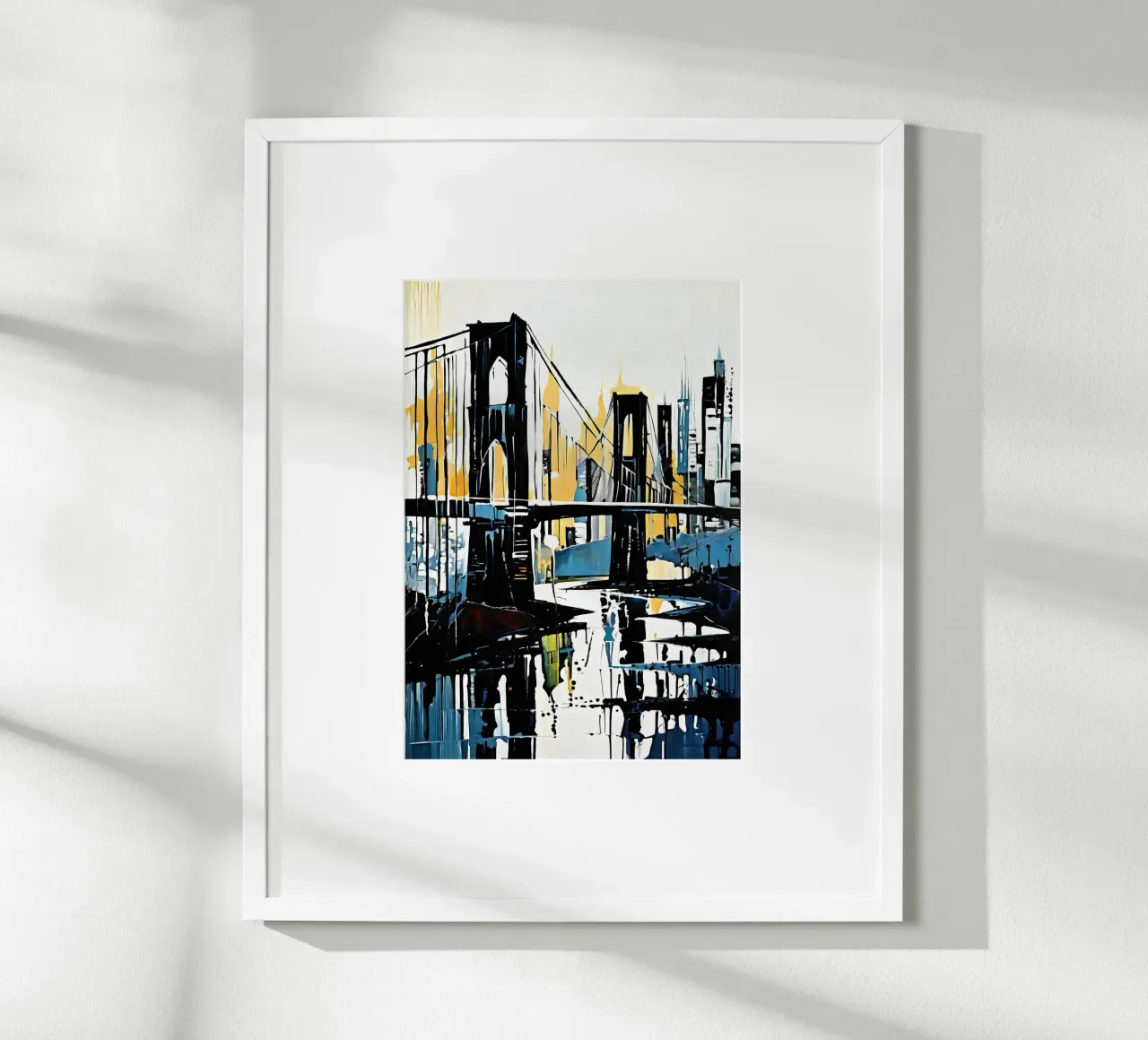 Skyline con ponte_8 poster da Fantasie & Mystikwelten by LK