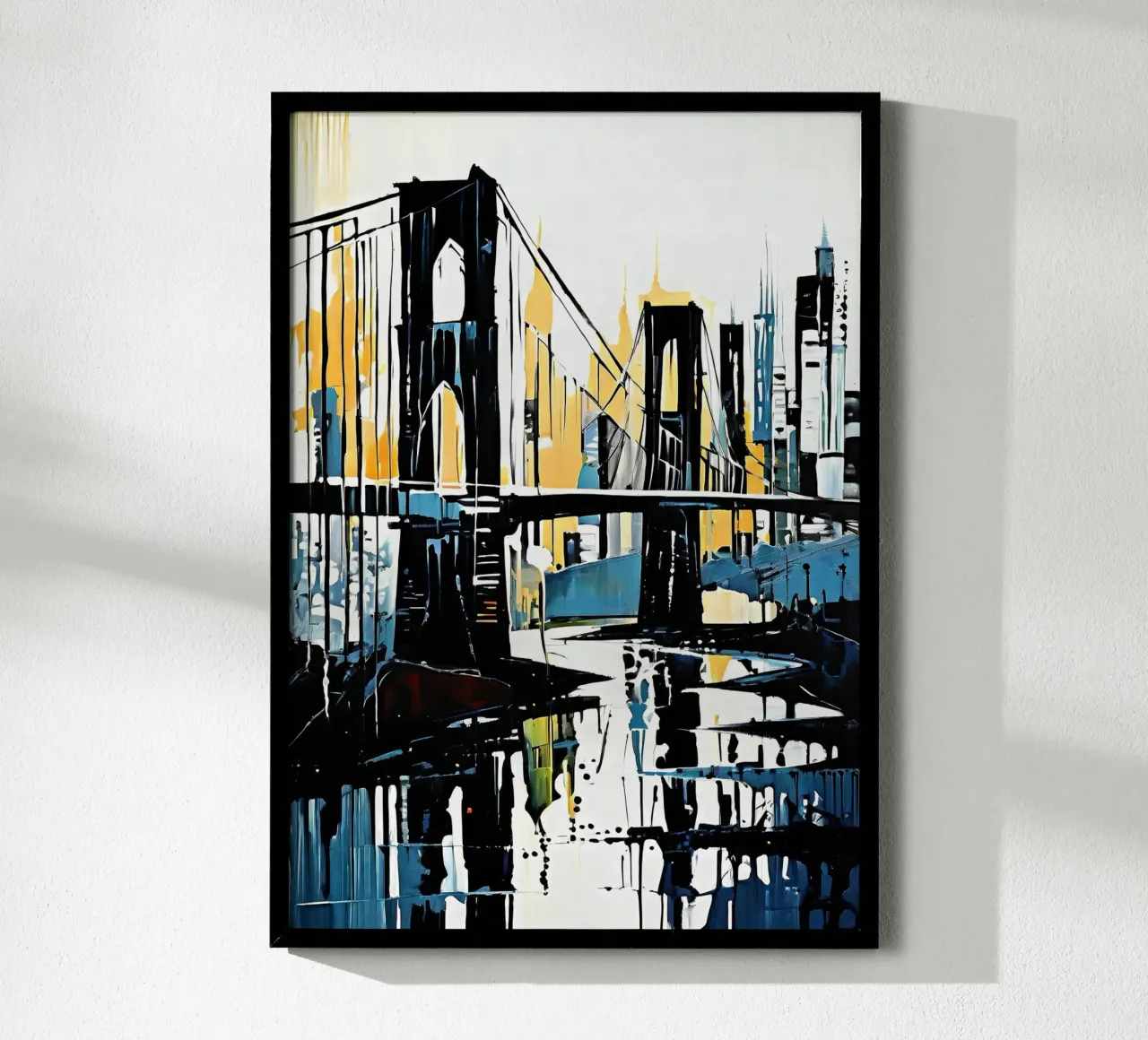 Skyline con ponte_8 poster da Fantasie & Mystikwelten by LK