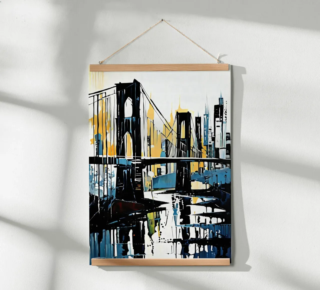 Skyline con ponte_8 poster da Fantasie & Mystikwelten by LK
