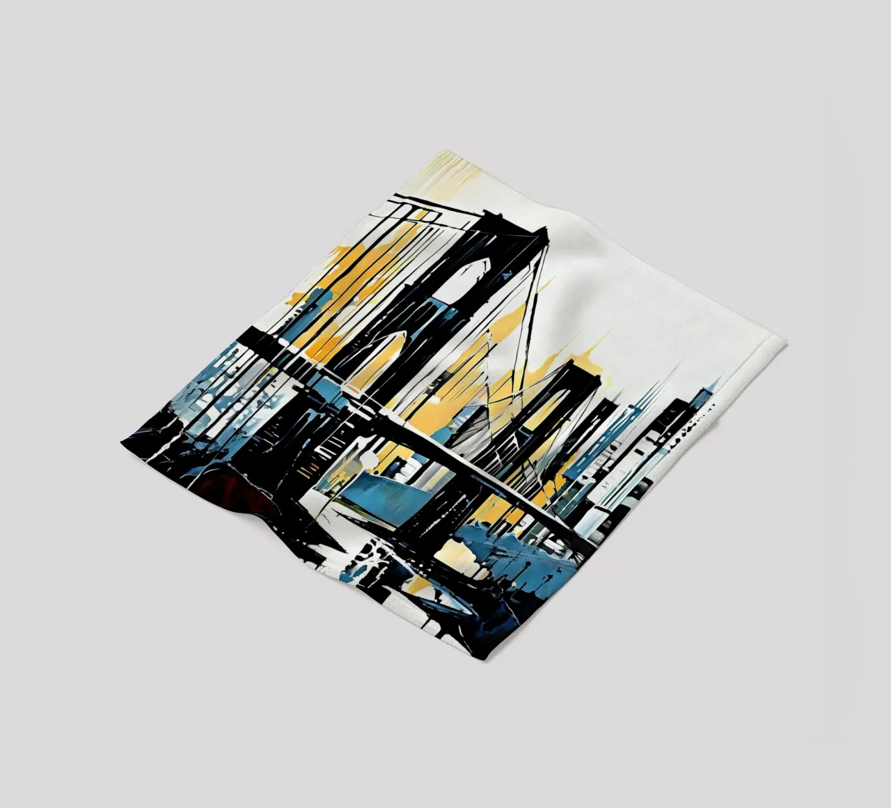 Skyline con ponte_8 coperta in pile da Fantasie & Mystikwelten by LK