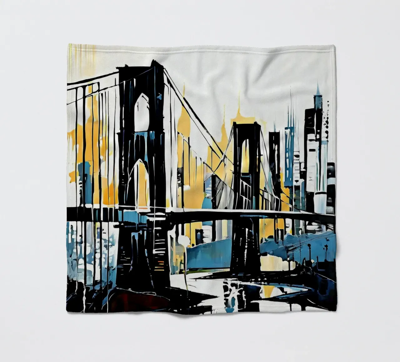 Skyline con ponte_8 coperta in pile da Fantasie & Mystikwelten by LK