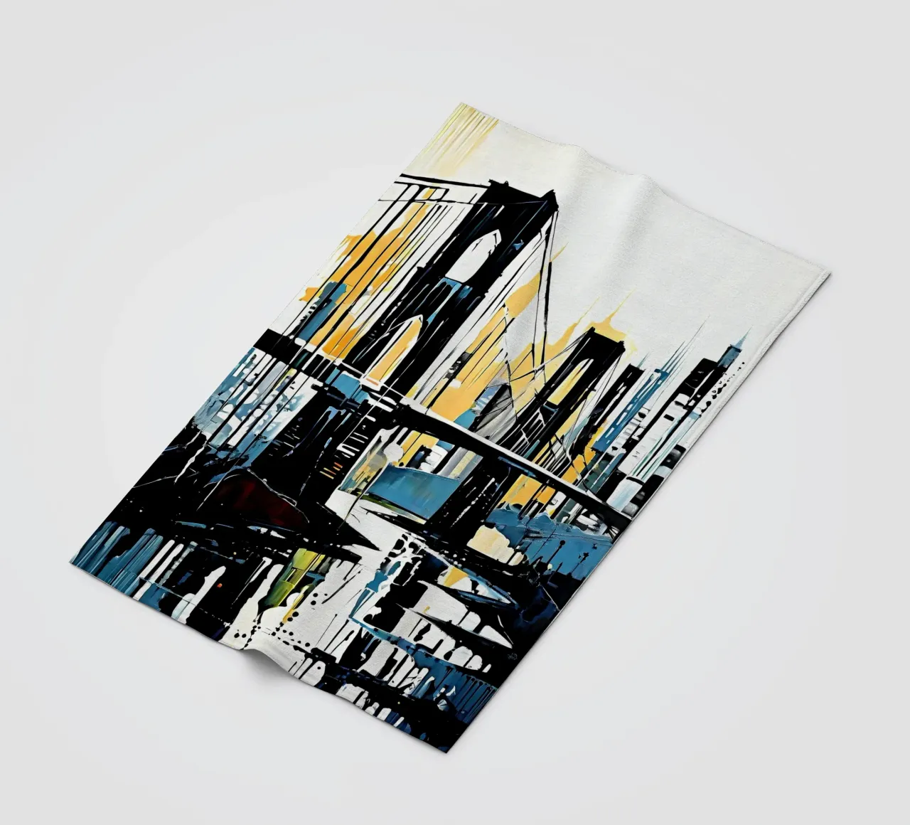 Skyline con ponte_8 coperta in pile da Fantasie & Mystikwelten by LK