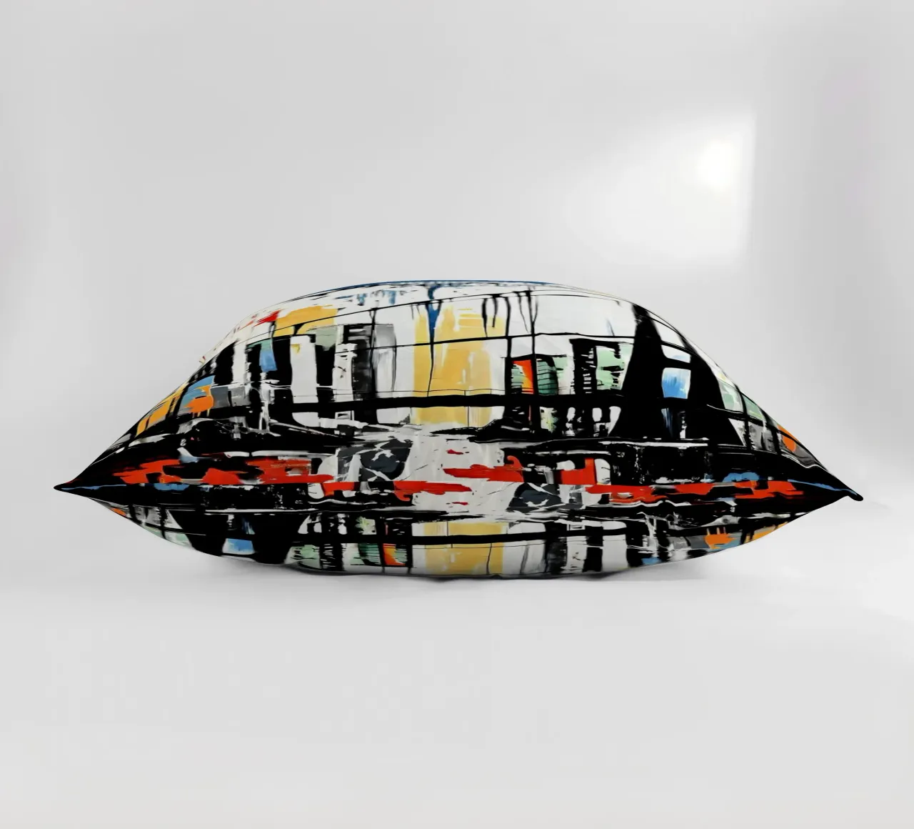 Skyline con ponte_9 cuscino da Fantasie & Mystikwelten by LK