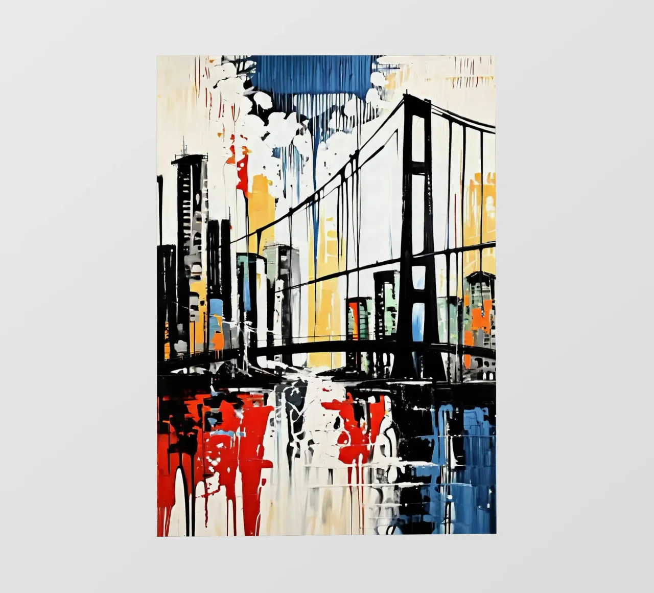 Skyline con ponte_9 telo in pvc da Fantasie & Mystikwelten by LK