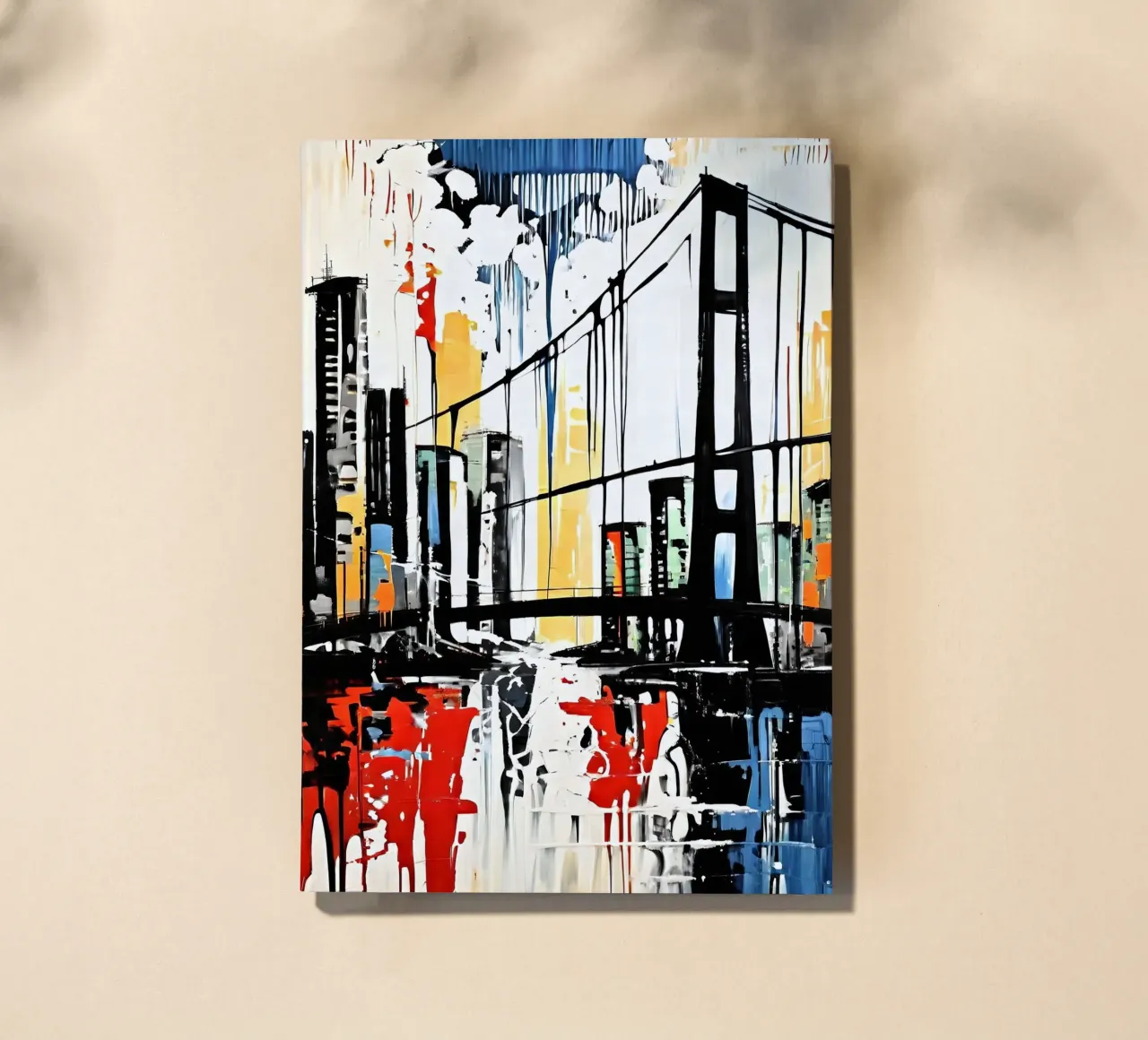 Skyline with bridge_9 notebook by Fantasie & Mystikwelten by LK