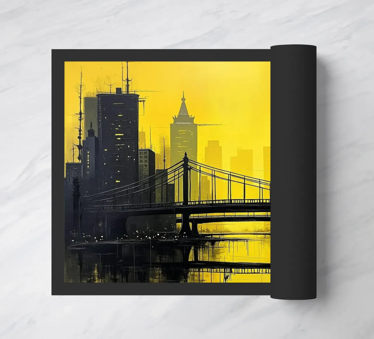 Skyline con ponte_giallo zerbino da Fantasie & Mystikwelten by LK