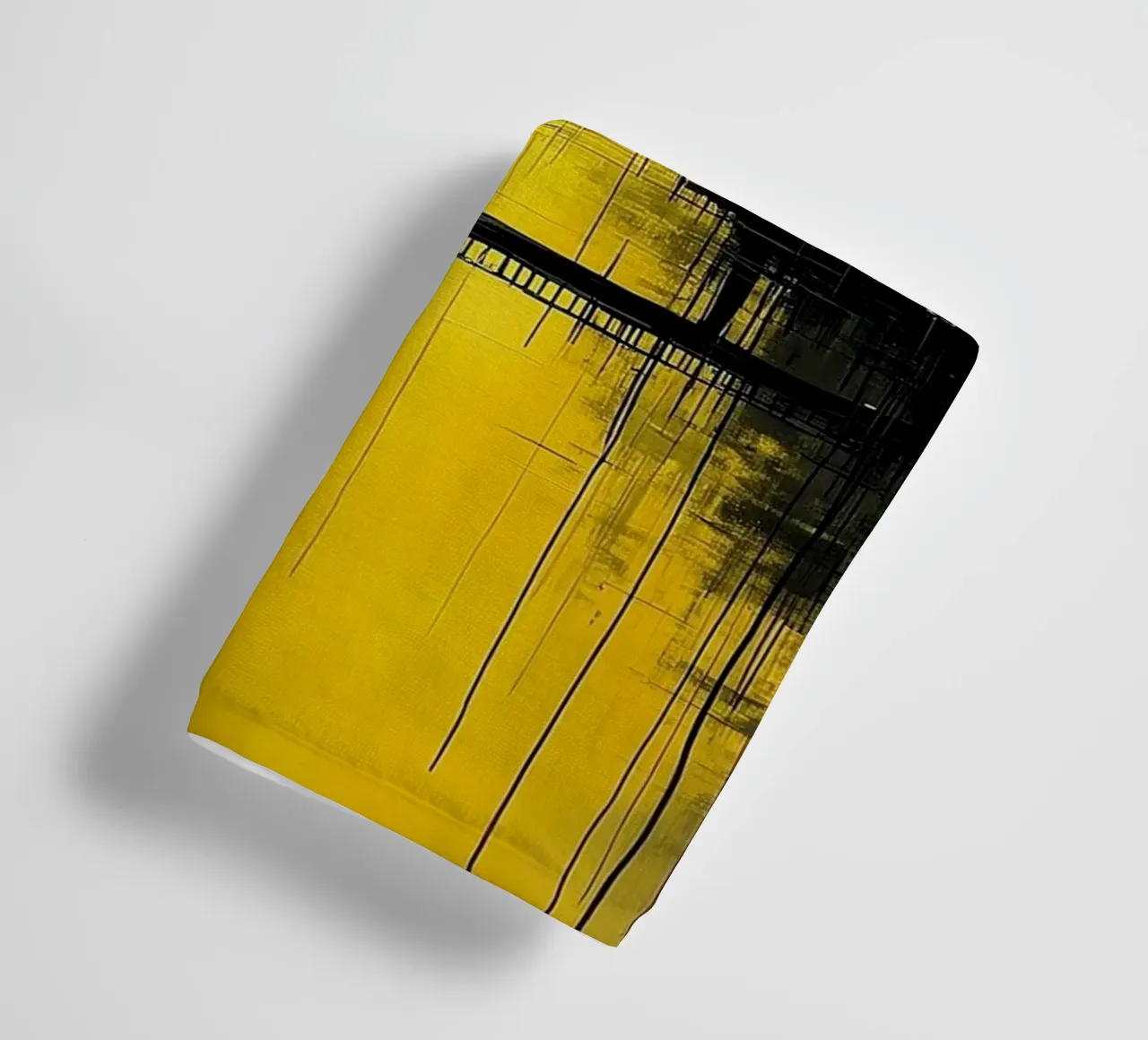 Skyline avec pont_jaune serviette de bain de Fantasie & Mystikwelten by LK