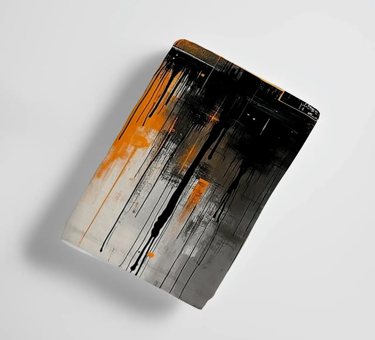 Skyline with bridge_orange towel by Fantasie & Mystikwelten by LK