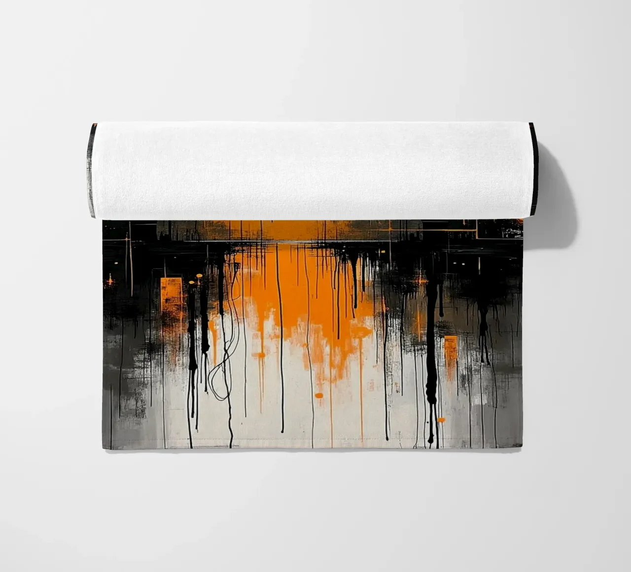 Skyline con ponte_arancio telo mare da Fantasie & Mystikwelten by LK