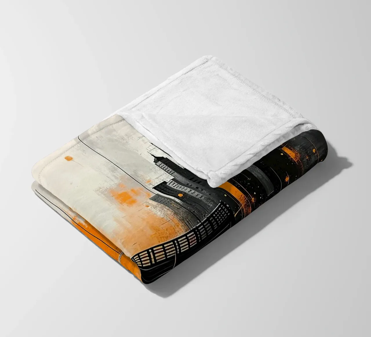Skyline con ponte_arancio coperta in pile da Fantasie & Mystikwelten by LK