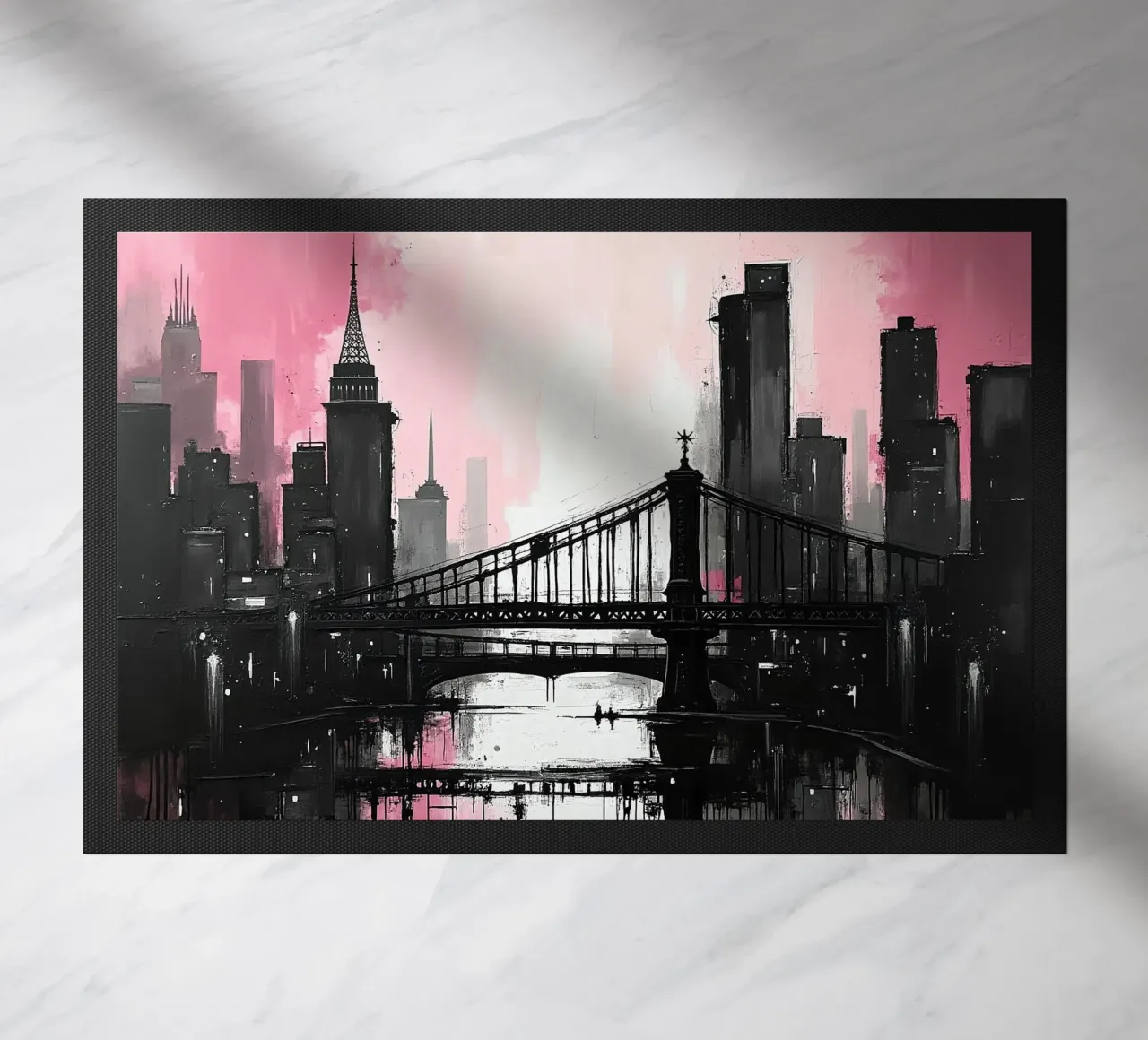 Skyline con ponte_rosa zerbino da Fantasie & Mystikwelten by LK