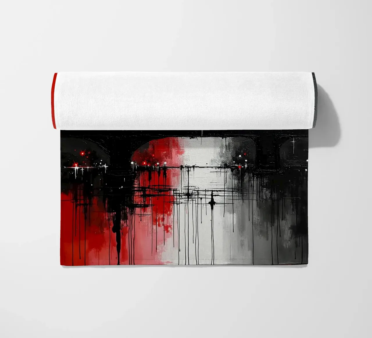 Skyline con ponte_rosso telo mare da Fantasie & Mystikwelten by LK