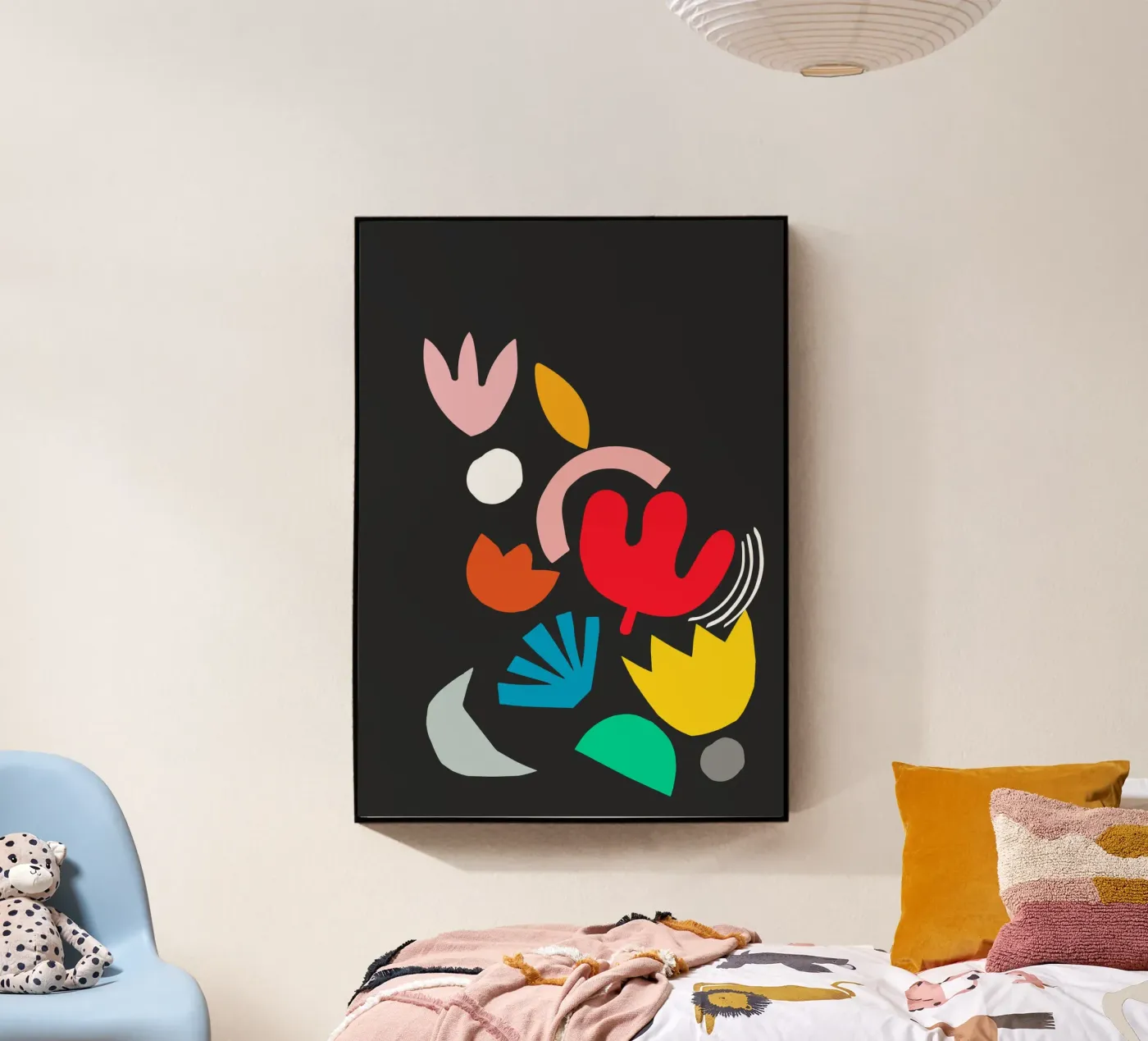 Esplosione floreale plexiglass da Rose Beck Art