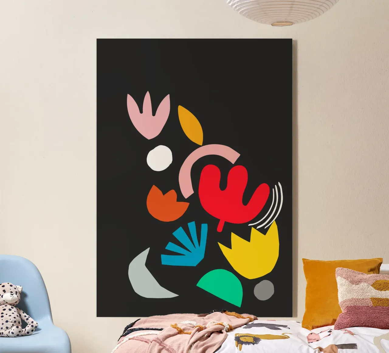 Esplosione floreale plexiglass da Rose Beck Art