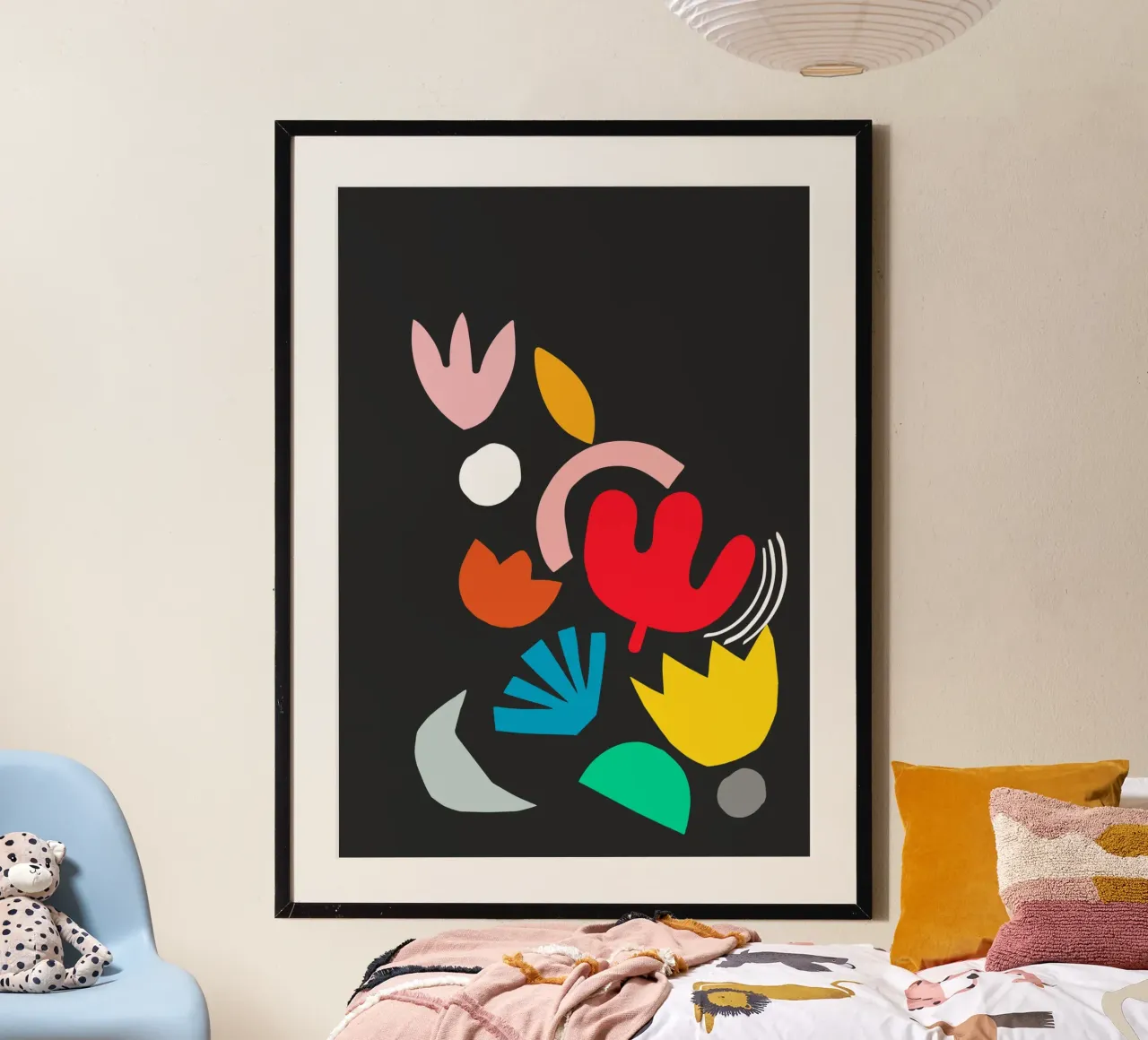 Esplosione floreale poster da Rose Beck Art