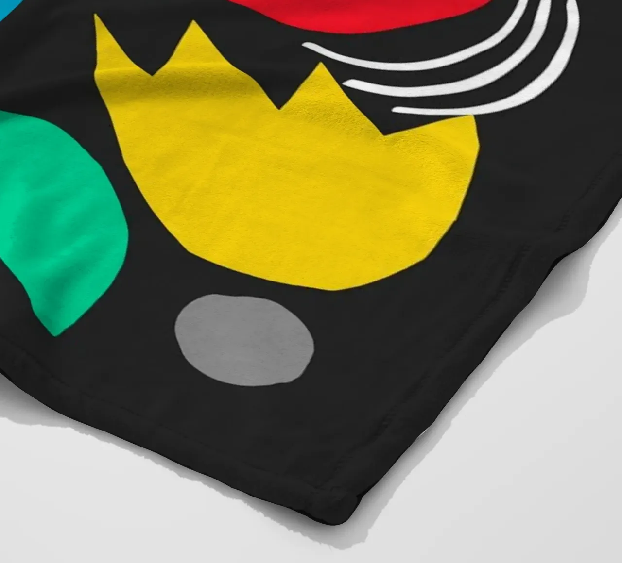 Blumenexplosion Fleecedecke von Rose Beck Art