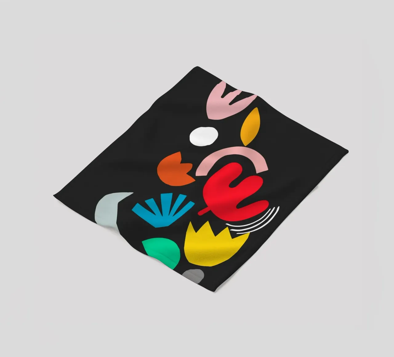 Blumenexplosion Fleecedecke von Rose Beck Art