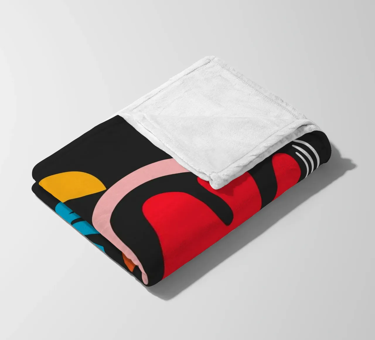 Blumenexplosion Fleecedecke von Rose Beck Art