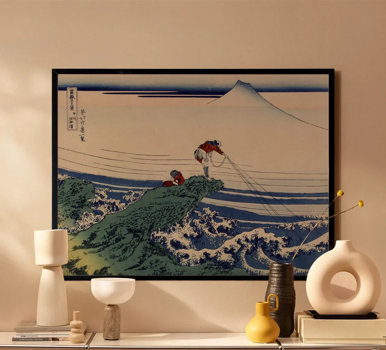 Kajikazawa nella provincia di Kai poster da Yorke Studio