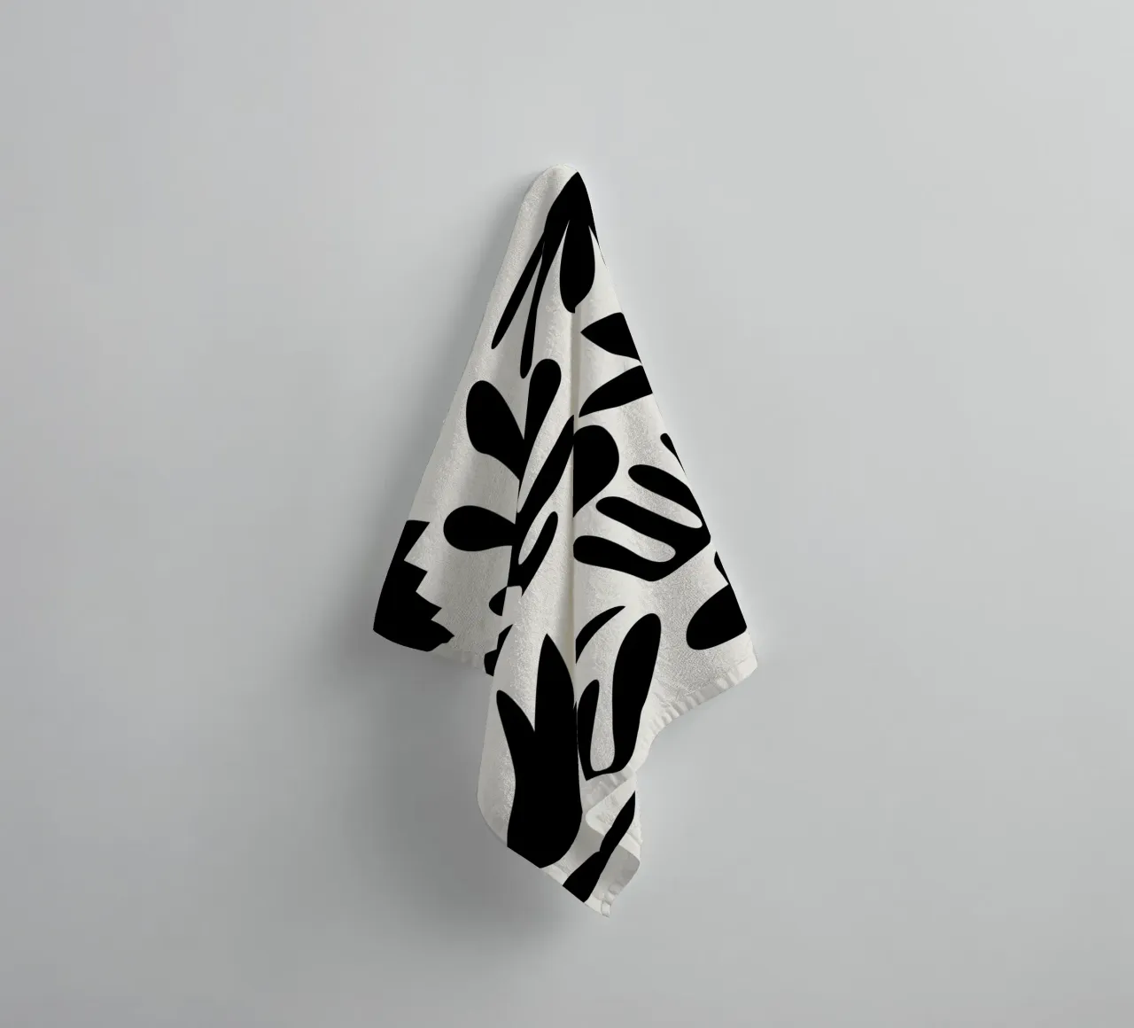 Botanici scuri asciugamano da bagno da Rose Beck Art