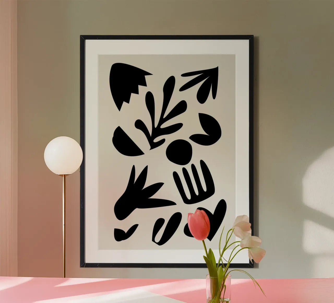 Botanici scuri poster da Rose Beck Art