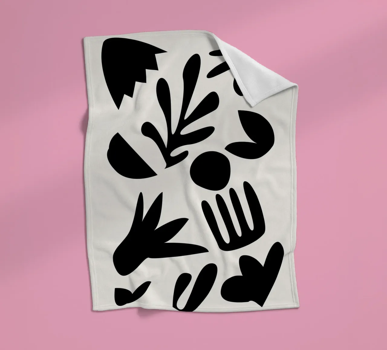 Botanici scuri coperta in pile da Rose Beck Art